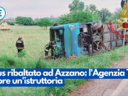 Bus ribaltato ad Azzano: l’Agenzia Tpl apre un’istruttoria