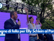 Bagno di folla per Elly Schlein al Parco Gallo