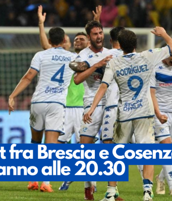 I playout fra Brescia e Cosenza si giocheranno alle 20.30