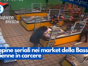 Rapine seriali nei market della Bassa: 45enne in carcere