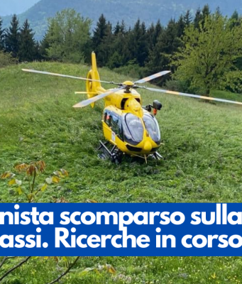 Escursionista scomparso sulla Trentapassi. Ricerche in corso