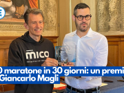 30 maratone in 30 giorni: un premio a Giancarlo Magli
