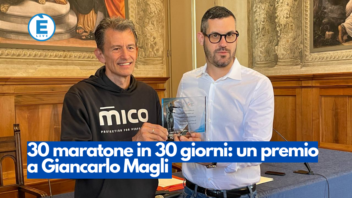 30 maratone in 30 giorni: un premio a Giancarlo Magli