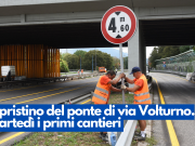 Ripristino del ponte di via Volturno. Martedì i primi cantieri