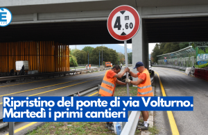 Ripristino del ponte di via Volturno. Martedì i primi cantieri