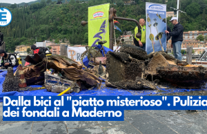 Dalla bici al “piatto misterioso”. Pulizia dei fondali a Maderno