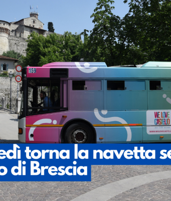 Da giovedì torna la navetta serale per il castello di Brescia