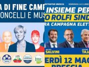 Castelletti al Parco Ducos. Meloni, Salvini, Tajani e Rolfi al Morato