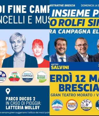 Castelletti al Parco Ducos. Meloni, Salvini, Tajani e Rolfi al Morato