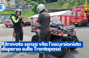 Ritrovato senza vita l’escursionista disperso sulla Trentapassi