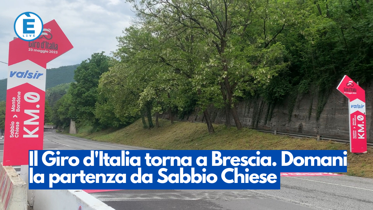 Il Giro d’Italia torna a Brescia. Domani la partenza da Sabbio Chiese