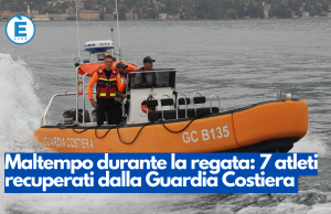 Maltempo durante la regata: 7 atleti recuperati dalla Guardia Costiera