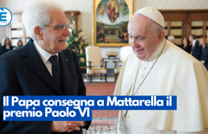 Il Papa consegna a Mattarella il premio Paolo VI