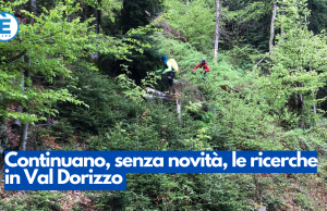Continuano, senza novità, le ricerche in Val Dorizzo