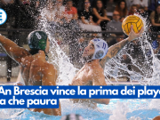 L’An Brescia vince la prima dei playoff, ma che paura