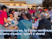 Bresciasoccorso, la Festa continua. Stasera musica, sport e stand gastronomici