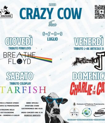 Paderno Franciacorta, dal 6 luglio: Crazy Cow ’23