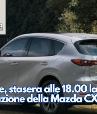 Mazda CX-60, la presentazione, stasera ad Autobase