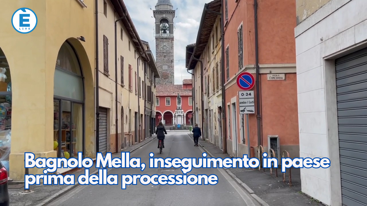 Bagnolo Mella, inseguimento in paese prima della processione - ÈliveBrescia  TV