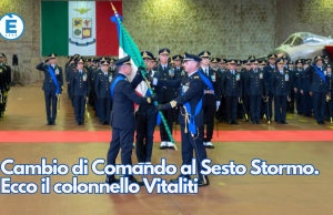 Cambio di Comando al Sesto Stormo. Ecco il colonnello Vitaliti