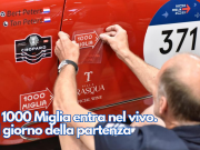 La 1000 Miglia entra nel vivo. È il giorno della partenza
