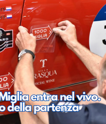 La 1000 Miglia entra nel vivo. È il giorno della partenza