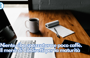 Niente cibo spazzatura e poco caffè. Il menù di Coldiretti per la maturità