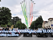 L’arrivo della 1000Miglia, alle 12 in diretta su Èlive