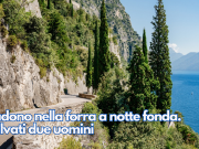 Cadono nella forra a notte fonda. Salvati due uomini