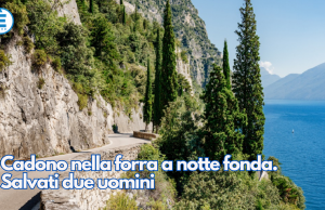 Cadono nella forra a notte fonda. Salvati due uomini