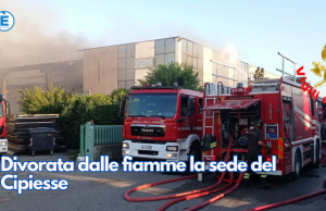 Divorata dalle fiamme la sede del Cipiesse