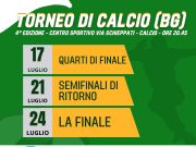 Èlive torna in campo, in diretta il Torneo di Calcio (Bg)