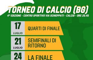Èlive torna in campo, in diretta il Torneo di Calcio (Bg)
