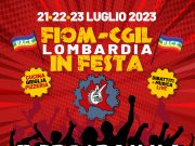 Fiom Cgil Lombardia in Festa a Collebeato dal 21 al 23 luglio