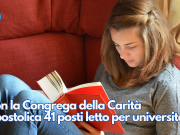 Con la Congrega della Carità Apostolica 41 posti letto per universitari