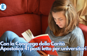 Con la Congrega della Carità Apostolica 41 posti letto per universitari