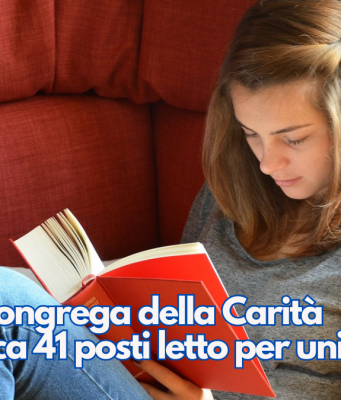 Con la Congrega della Carità Apostolica 41 posti letto per universitari