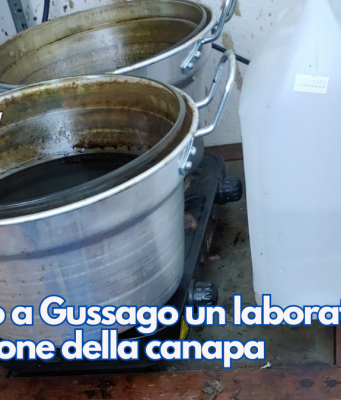 Scoperto a Gussago un laboratorio di raffinazione della canapa