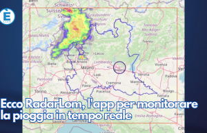 Ecco RadarLom, l’app per monitorare la pioggia in tempo reale