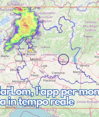 Ecco RadarLom, l’app per monitorare la pioggia in tempo reale