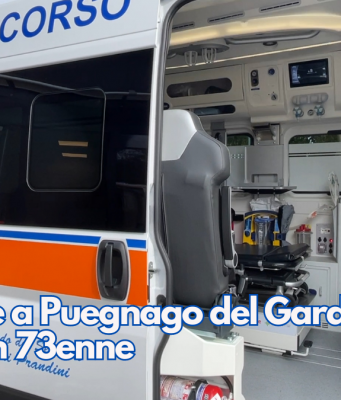 Incidente a Puegnago del Garda. Morto un 73enne