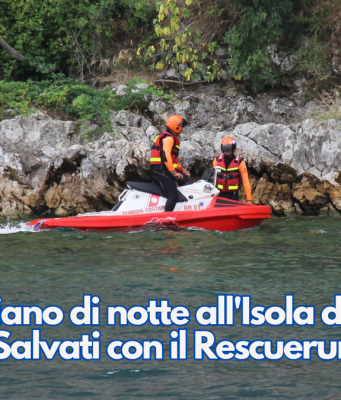 Si incagliano di notte all’Isola dei Conigli. Salvati con il Rescuerunner