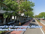 Lavori in via Lamarmora, chiusure notturne fino a sabato