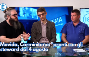 Movida, Carminiamo: “pronti con gli steward dal 4 agosto”