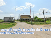 Un uomo è morto travolto dal treno fra Manerbio e Verolanuova