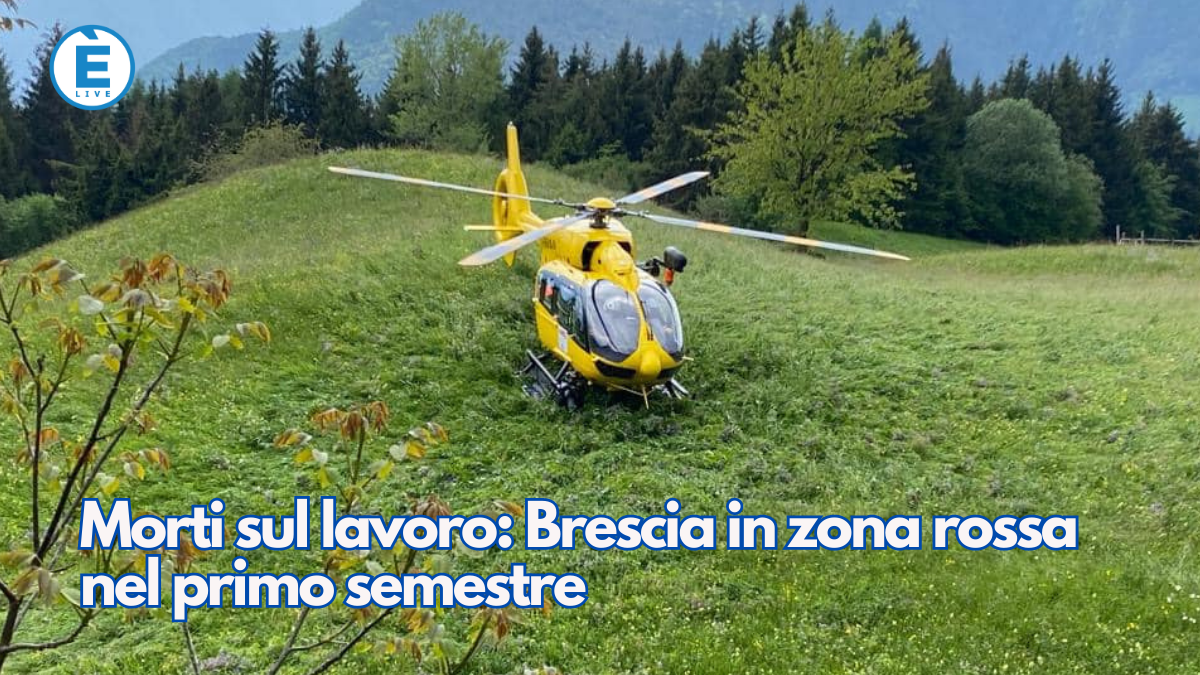 Morti sul lavoro Brescia in zona rossa nel primo semestre