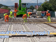 Ponte di Via Volturno, il peggio è passato