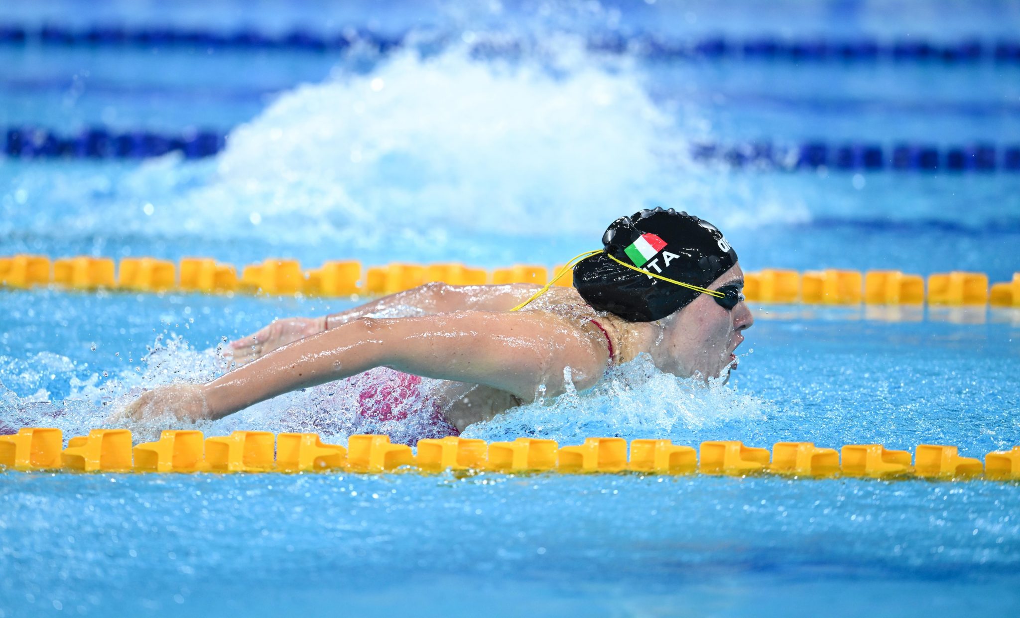 Giochi Chengdu finale dei 200 metri farfalla di nuoto femminile