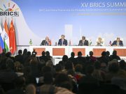 Sudafrica: Xi pronuncia discorso a conferenza stampa di BRICS Summit