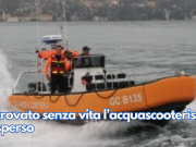 Ritrovato senza vita l’acquascooterista disperso